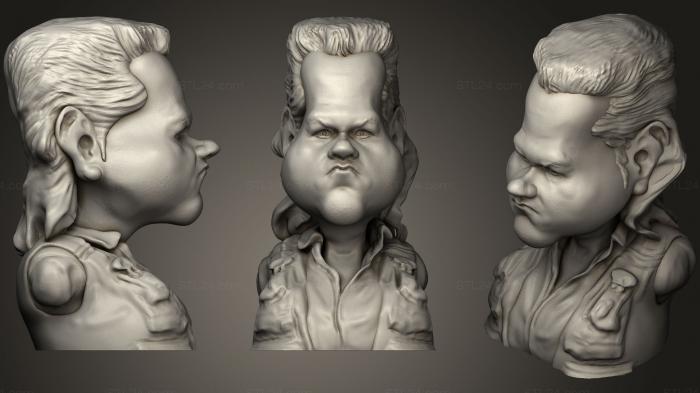 Бюсты монстры и герои (Юджин ТВД, BUSTH_0600) 3D модель для ЧПУ станка
